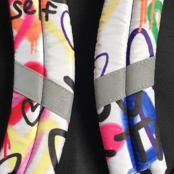 JUSTICE sport girls Graffiti Backpack - NEW with tags - Picture 7 of 13